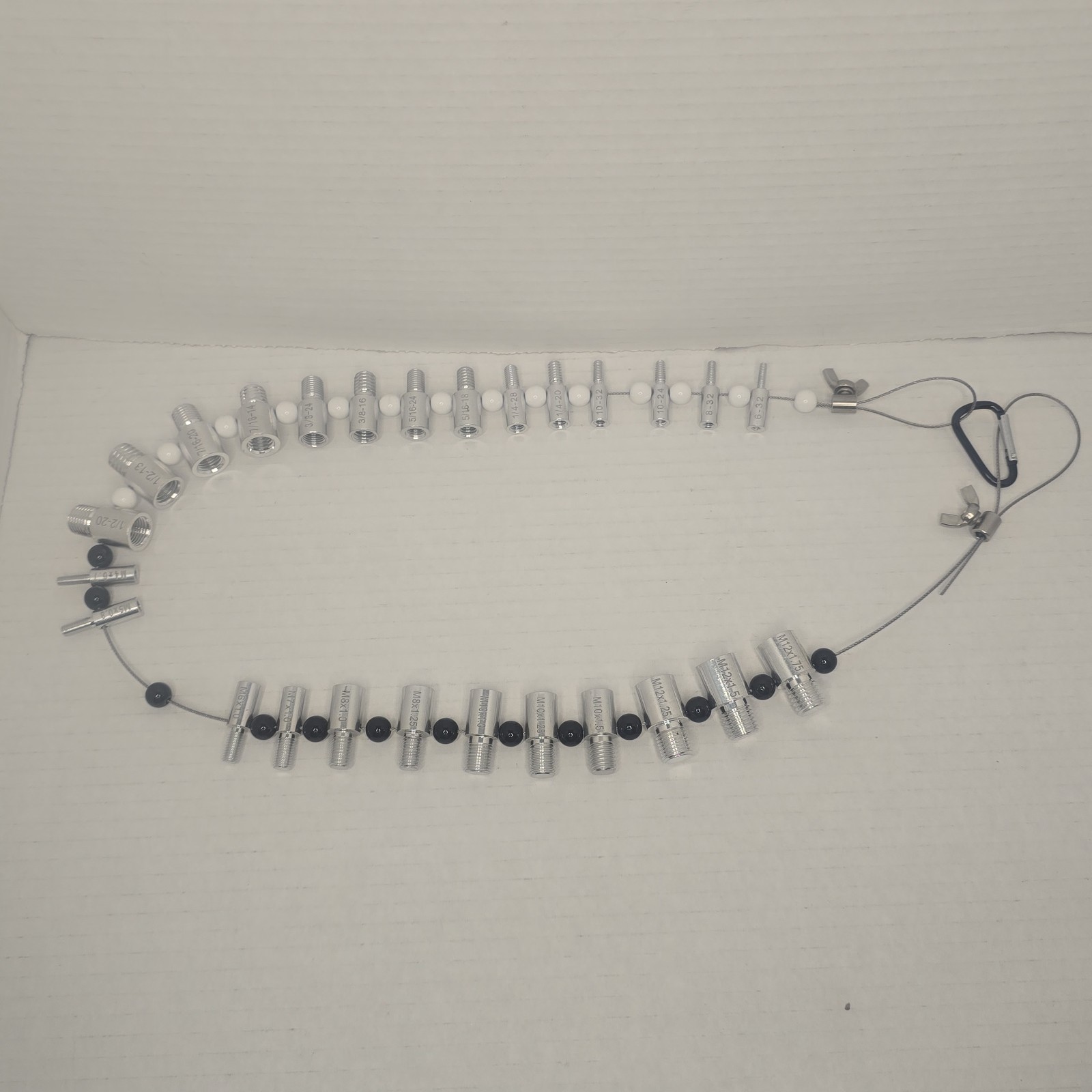 Nut & Bolt Thread Checker 26 Male Female Gauges 14 Inch & 12 Metric New Check