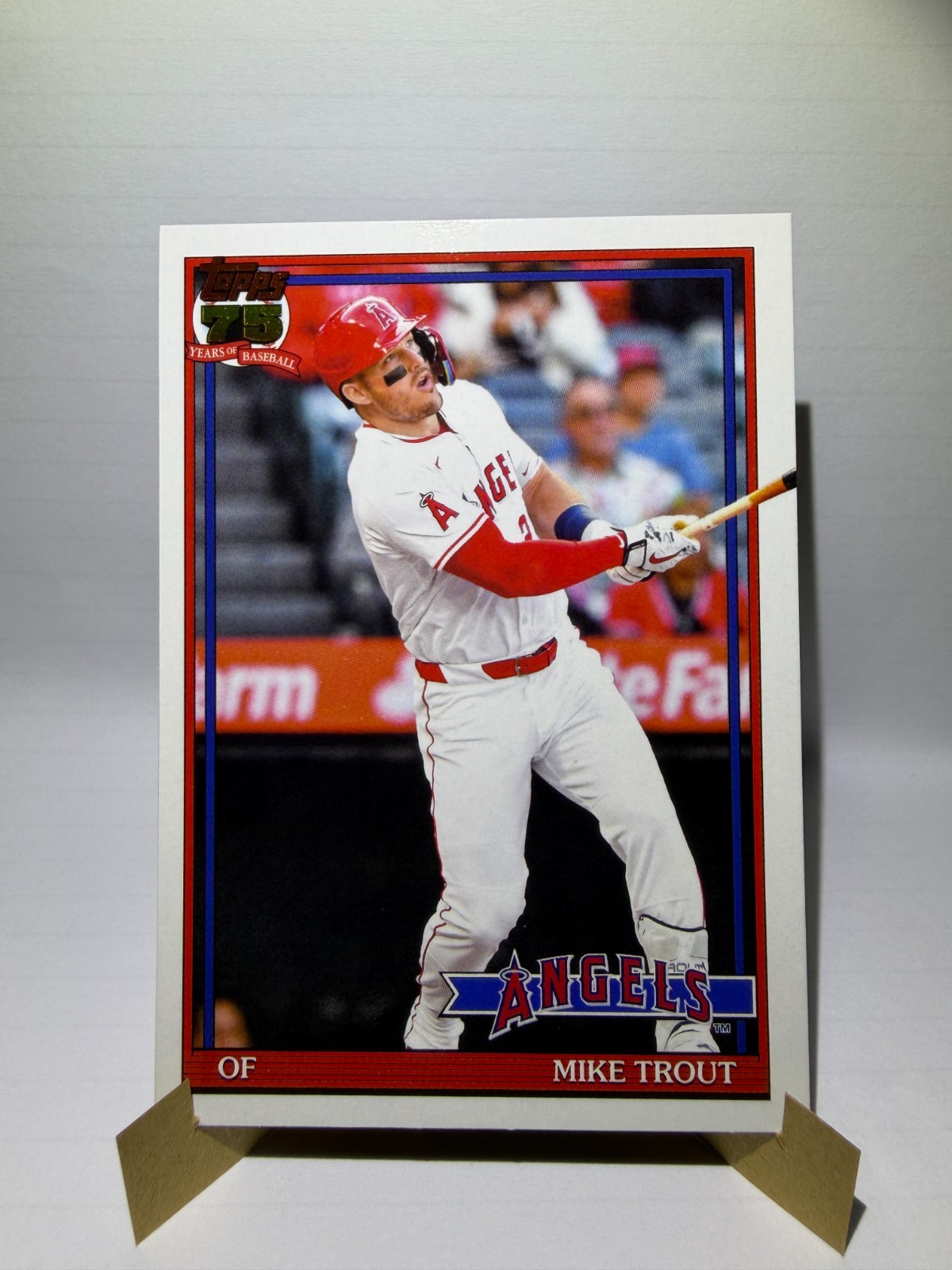 2026 Topps Series 1 Mike Trout #T91-1 1991 Throwback Base Los Angeles Angels