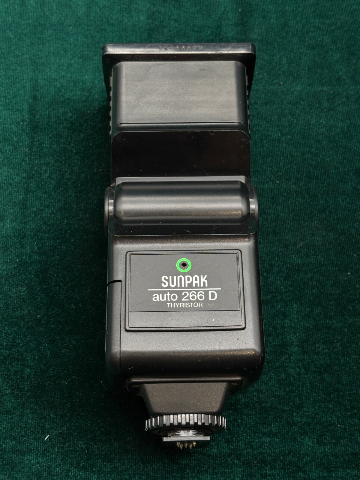 Sunpak Auto 266 D Thyristor/ Flash/ Works