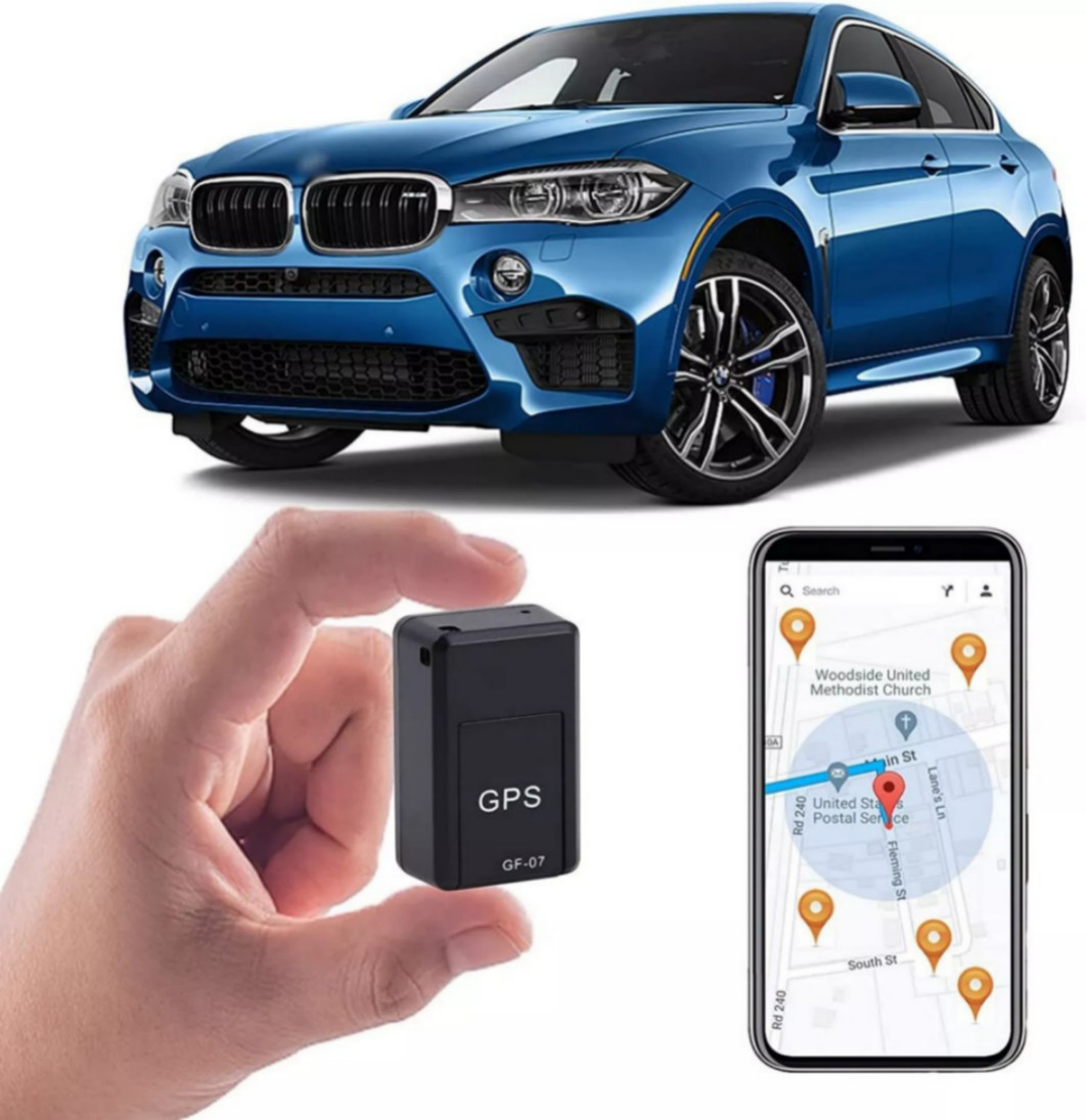 Magnetic GF07 GPS Tracker for Vehicles,Mini Magnetic GPS Real time Car Locator*2