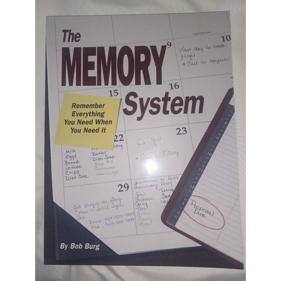 The Memory System by Bob Burg Business User Manual Improve Recall Techniques