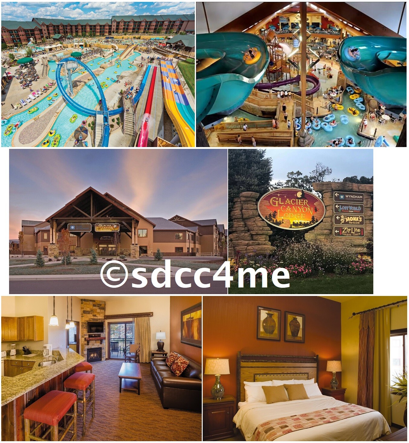 Wyndham Glacier Canyon Resort 3BR/2BA DLX APRIL 7-10 Wisconsin Dells Rental