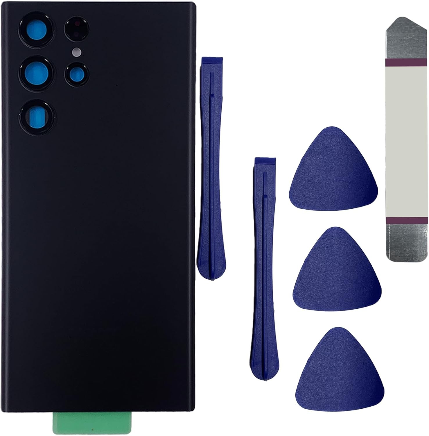 Galaxy S22 Ultra 5G Rear Panel Back Glass Door Cover with Camera Glass Lens