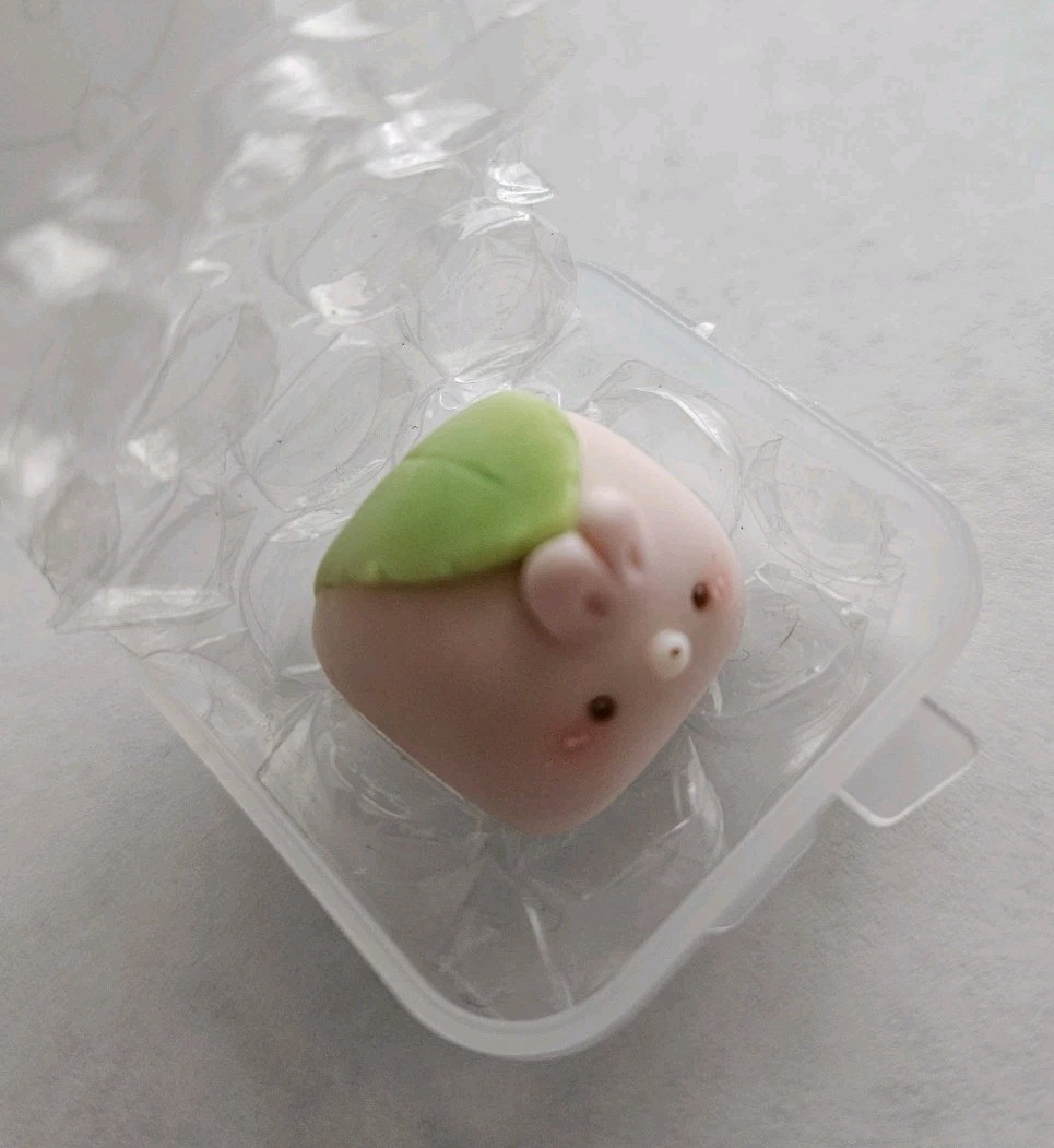 Artisan Pink Mochi Bunny Keycap