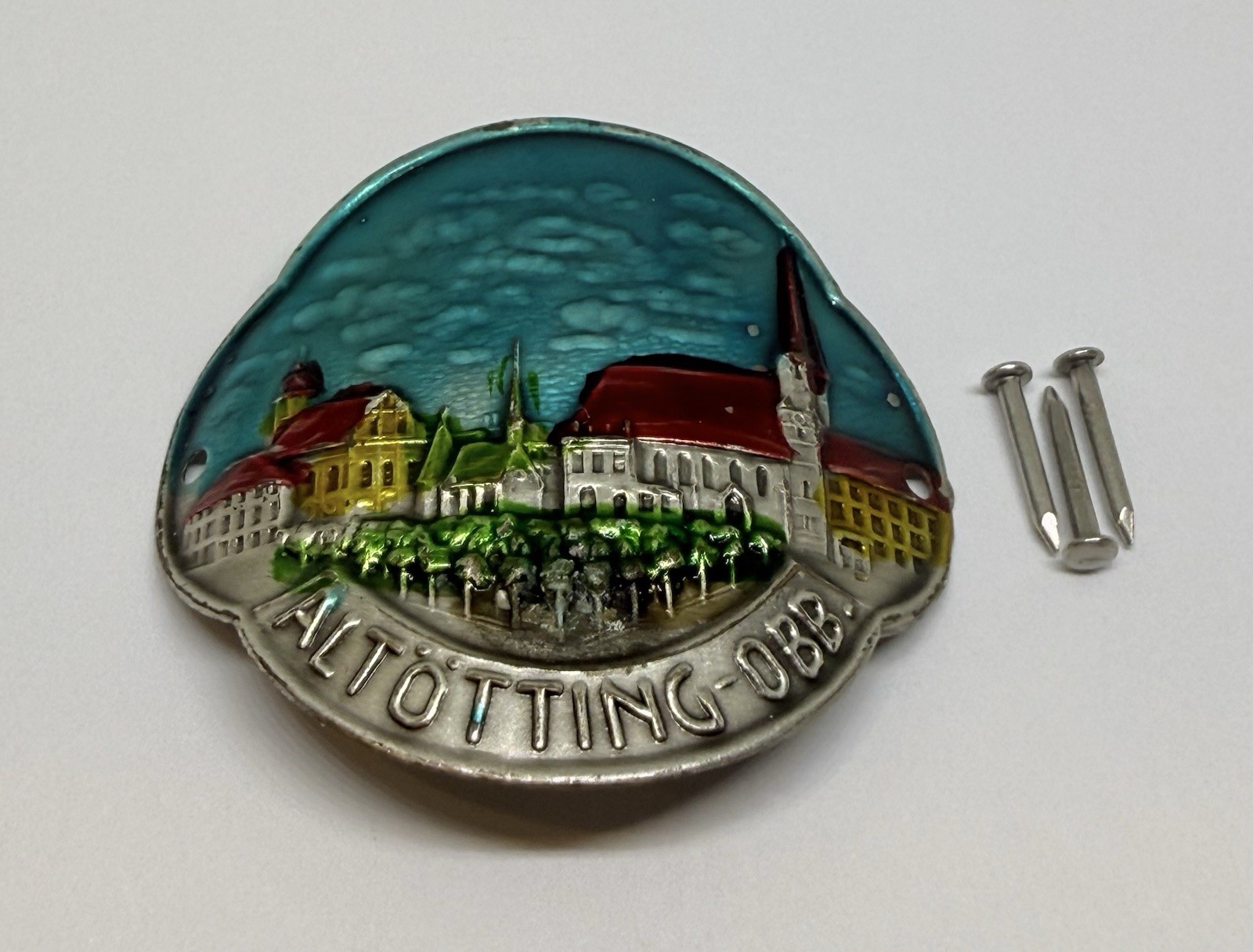 Altötting Altotting Bavaria Germany Walking Hiking Stick Medallion (197B)