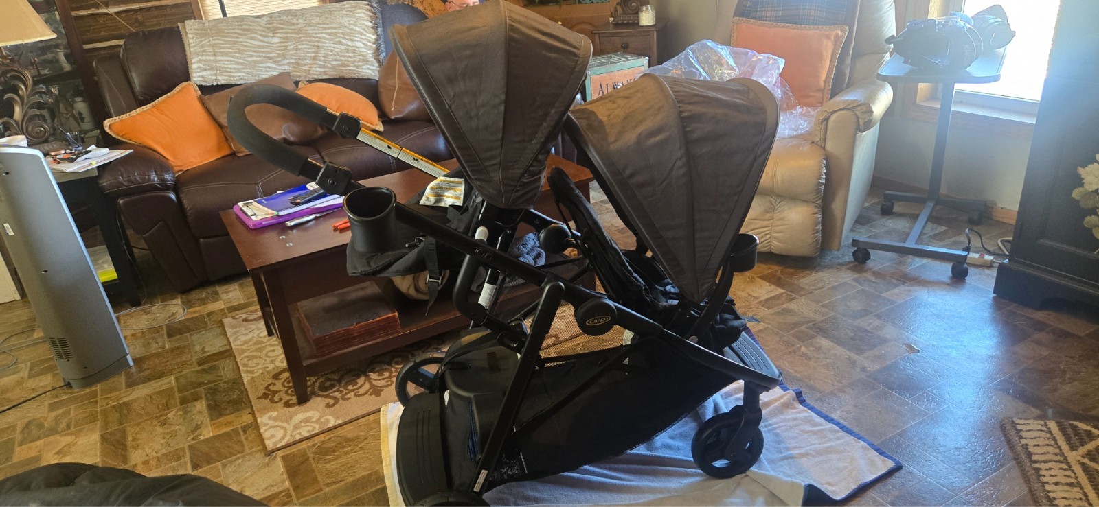 Graco ready to grow 2.0 double stroller