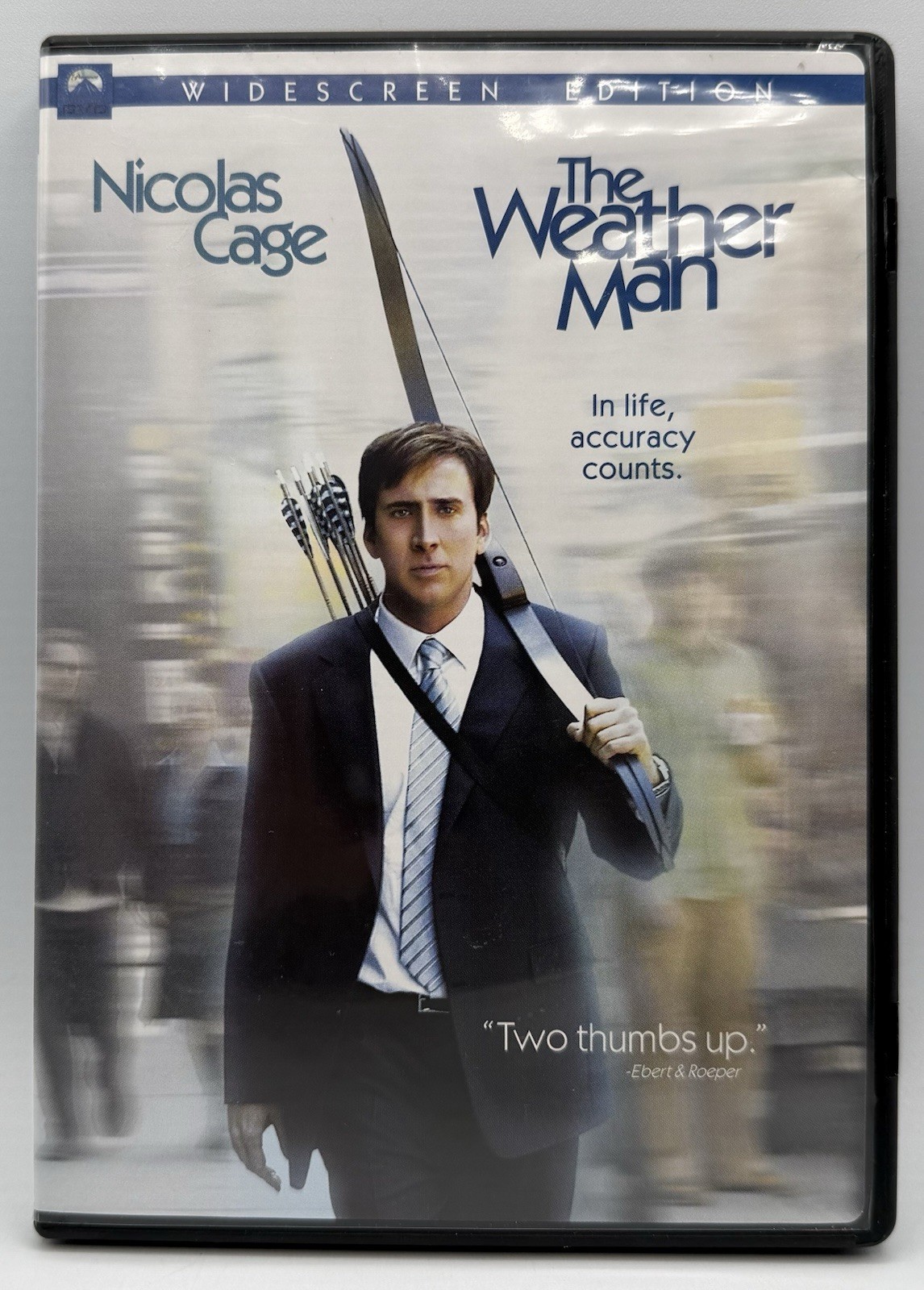 The Weather Man DVD Widescreen Nicolas Cage Michael Cane Hope Davis 2006