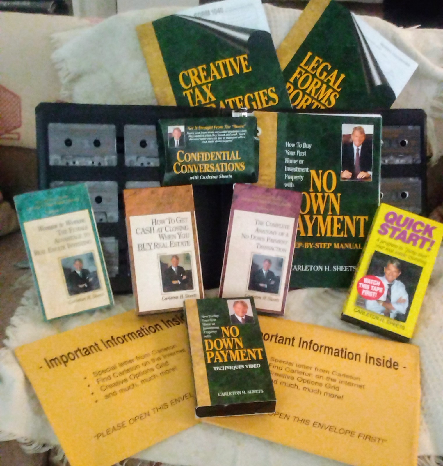 Carleton Sheets Rare Full Real Estate Investing Course No Down Payment