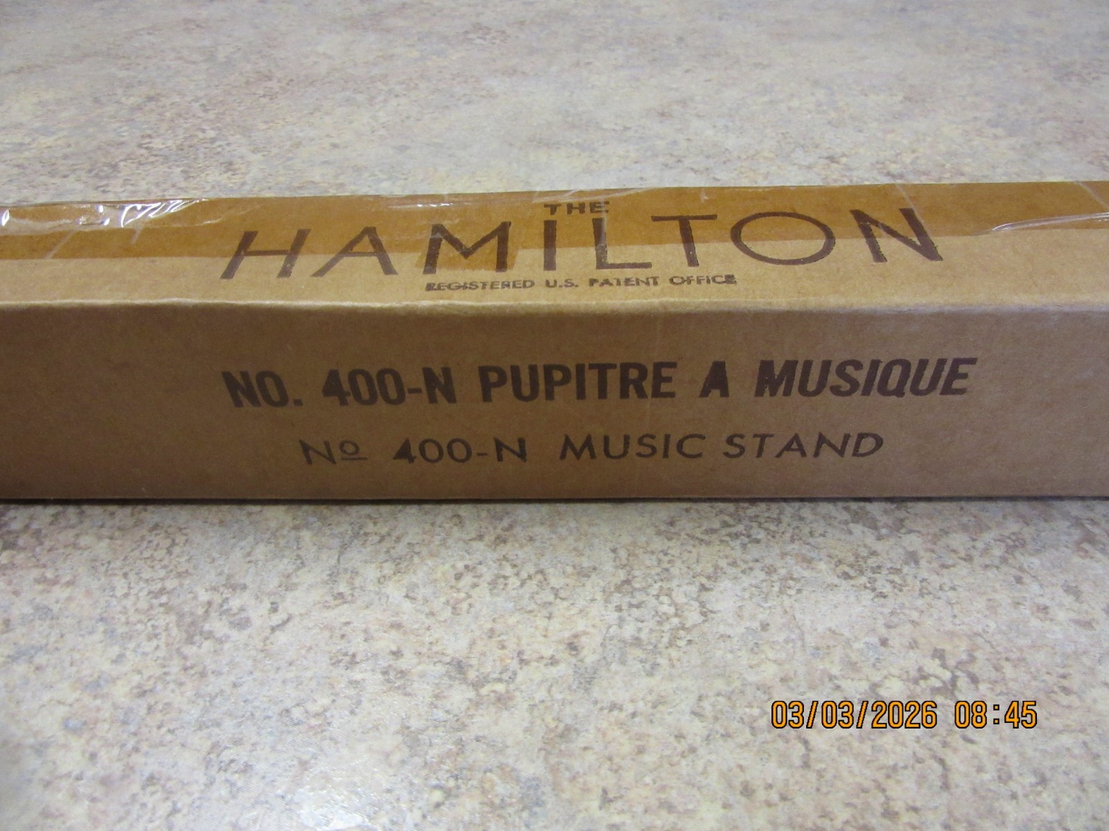 Hamilton No 400 N Folding Sheet Music Stand Metal USA Vintage Portable/Collapse*