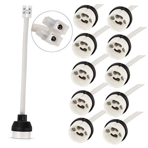  GUCeramic Socket Lamp Holder, 15CM Long Wire Bulb Holder for GUSpotlight 10