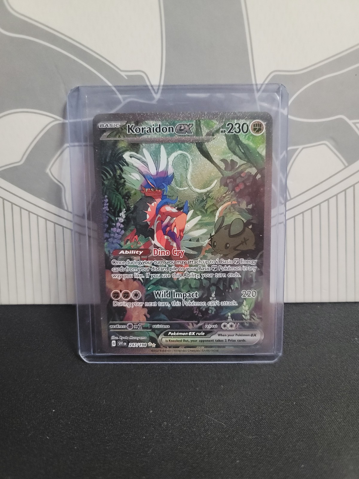Pokémon Koraidon EX 247/198 SV01 Scarlet & Violet Special Illustration Holo