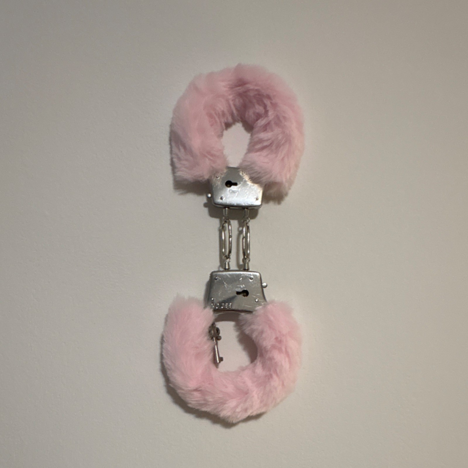 Pink Fuzzy Handcuffs