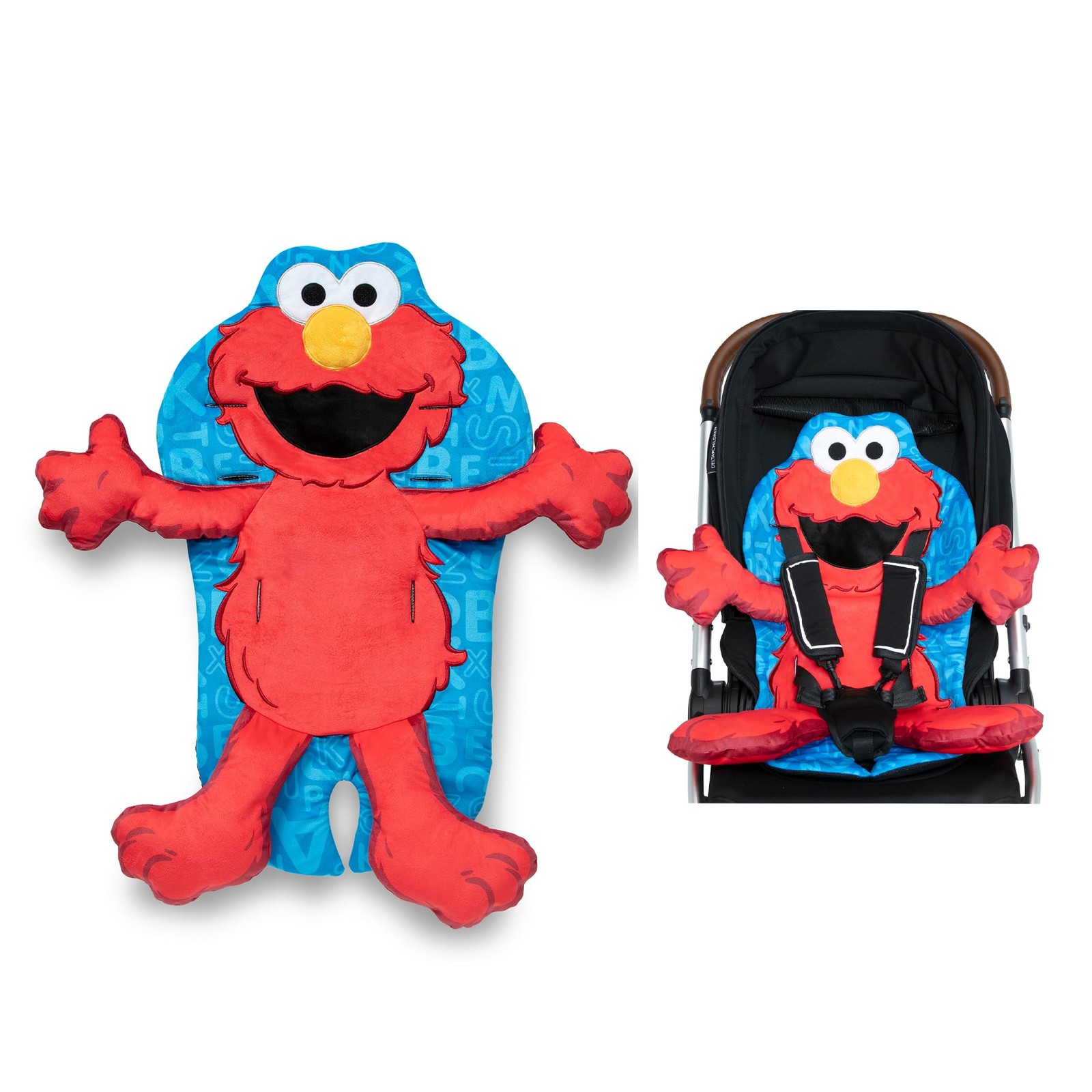 Sesame Street Elmo Stroller Seat Pad Liner by Delta Children Red