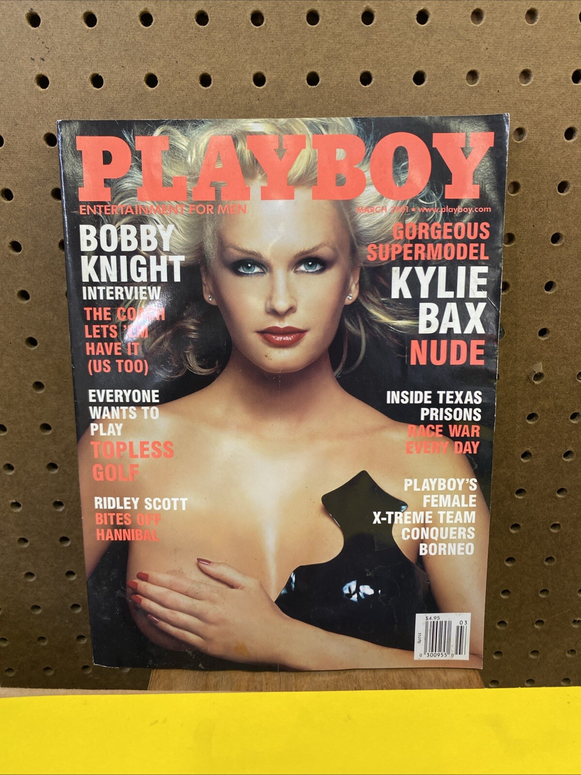 PLAYBOY Magazine March 2001 Kylie Bax