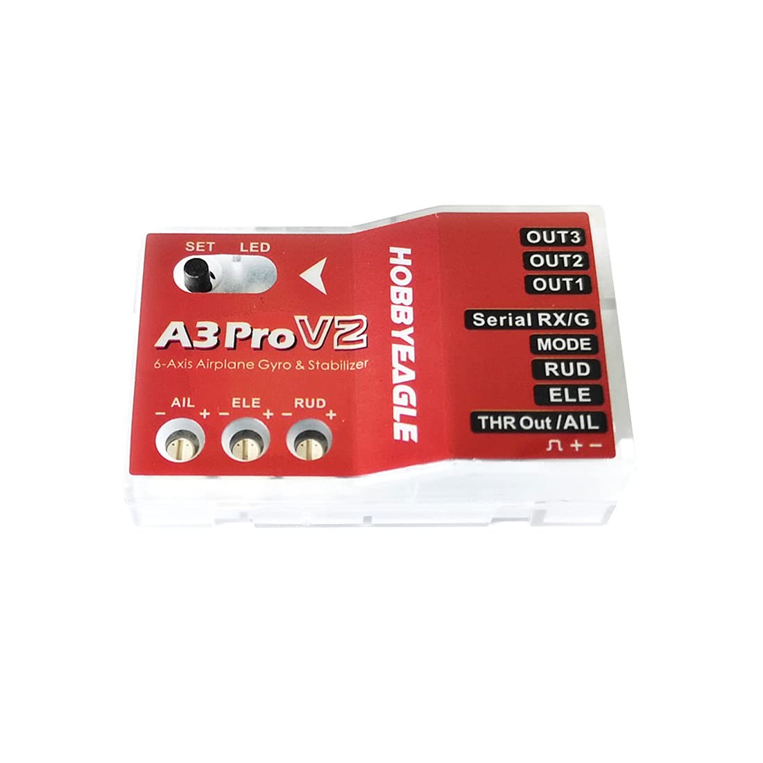 HOBBYEAGLE A3 Pro V2 6-Axis Flight Control Gyroscope Balancing Airplane Gyro S