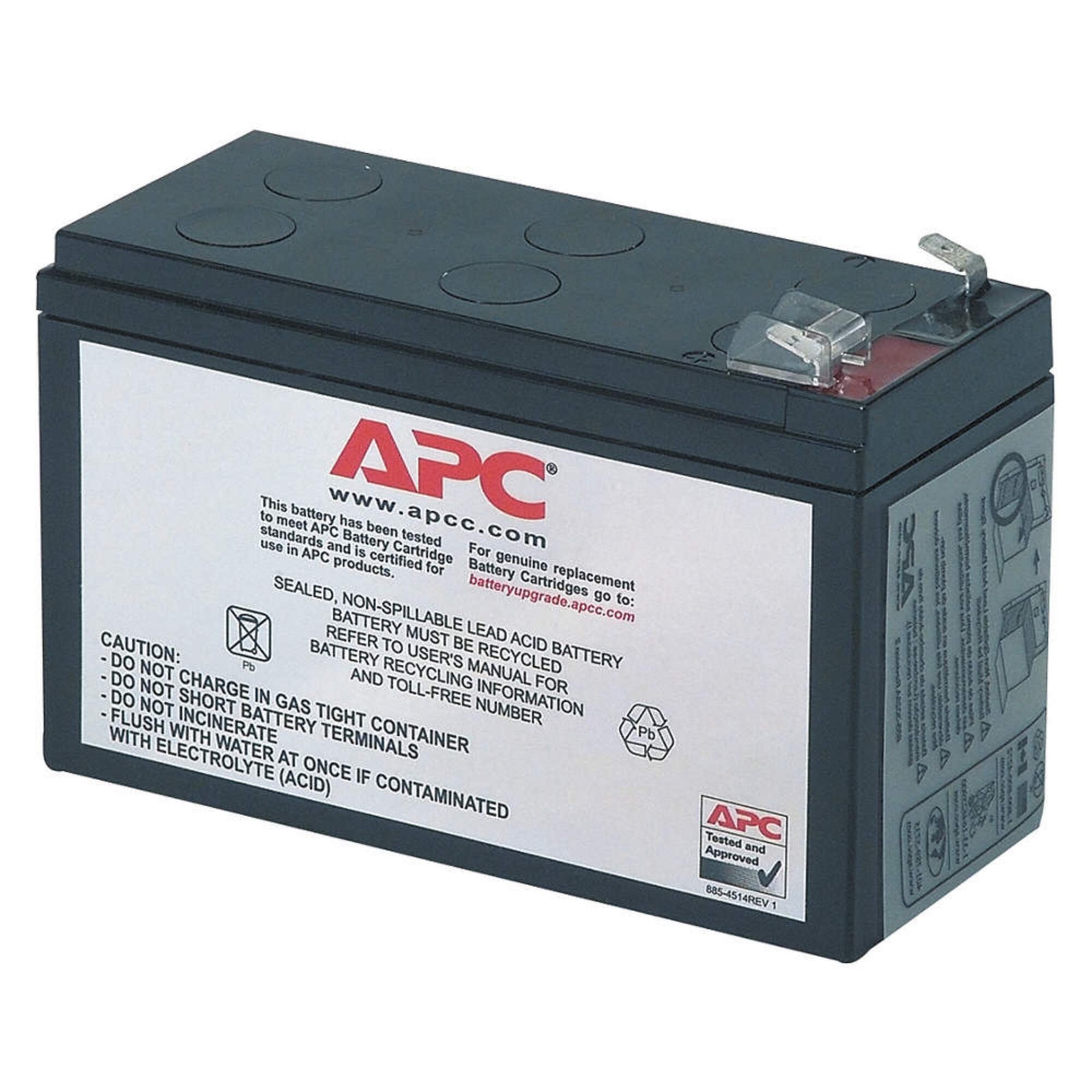 APC - RBC7 - APC BY SCHNEIDER ELECTRIC Replacement battery Cartridge: Mfr. No.