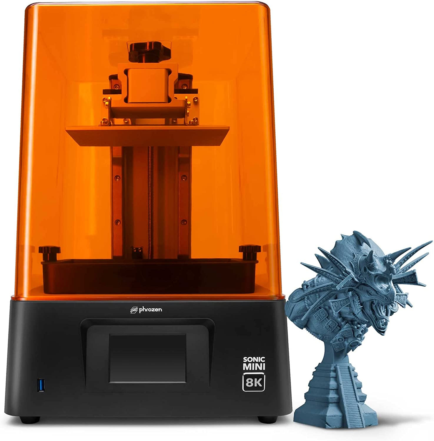Sonic Mini 8K LCD Resin 3D Printer, 7.1" Monochrome LCD, Tabletop 3D Resin Print