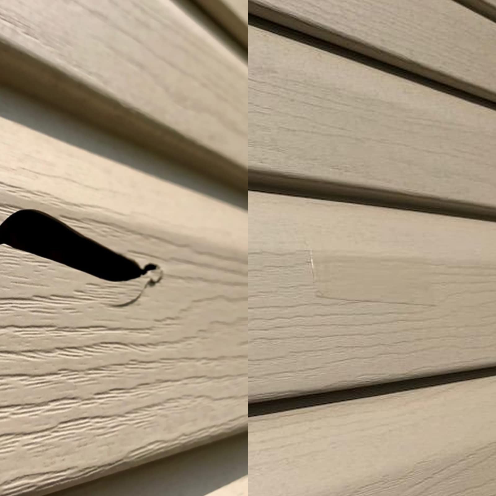 Vinyl Siding Repair Kit, White Durable Self-Adhesive 6 Pack 