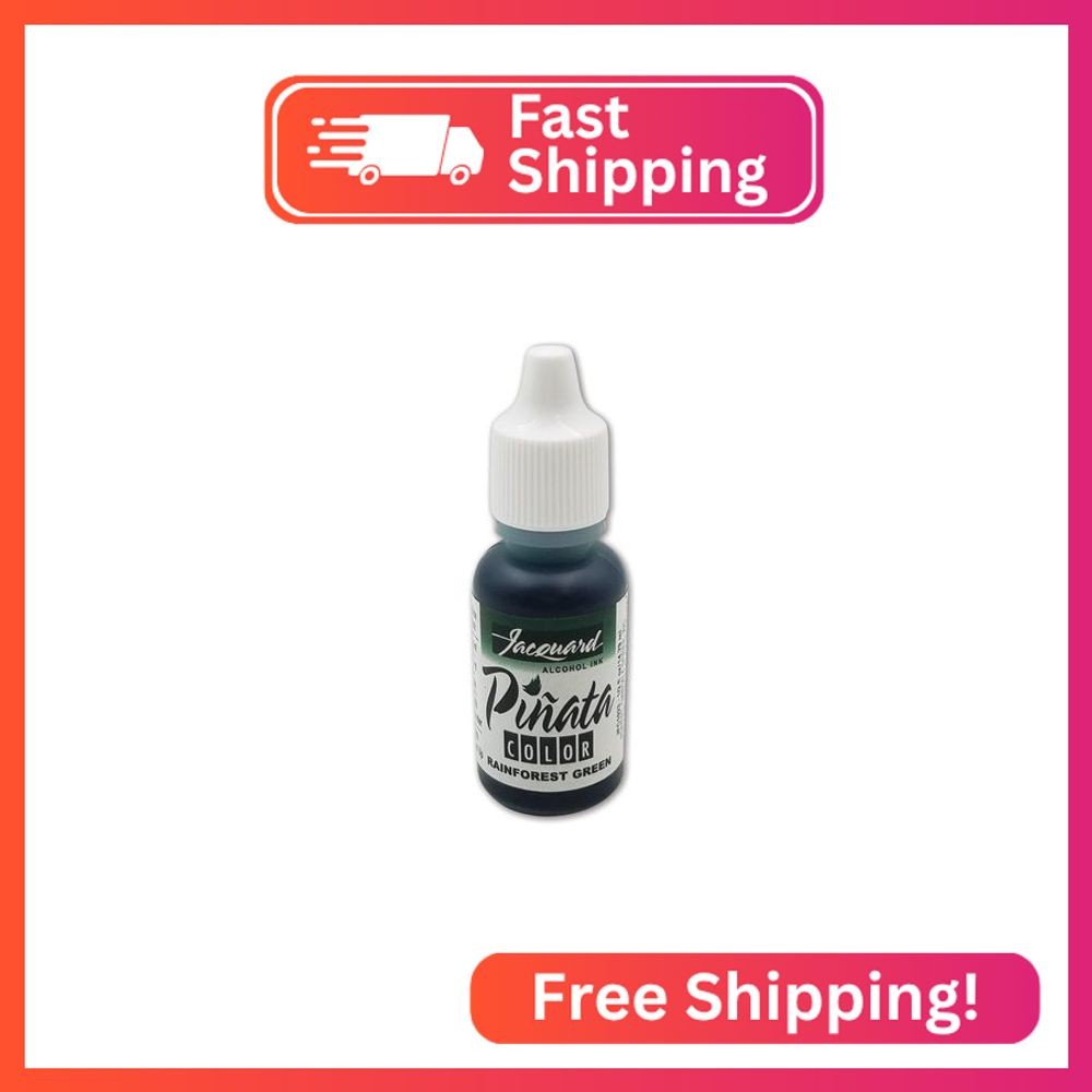 Jacquard Pinata Alcohol Ink - Rainfrst Green - Professional and Versatile Ink Th