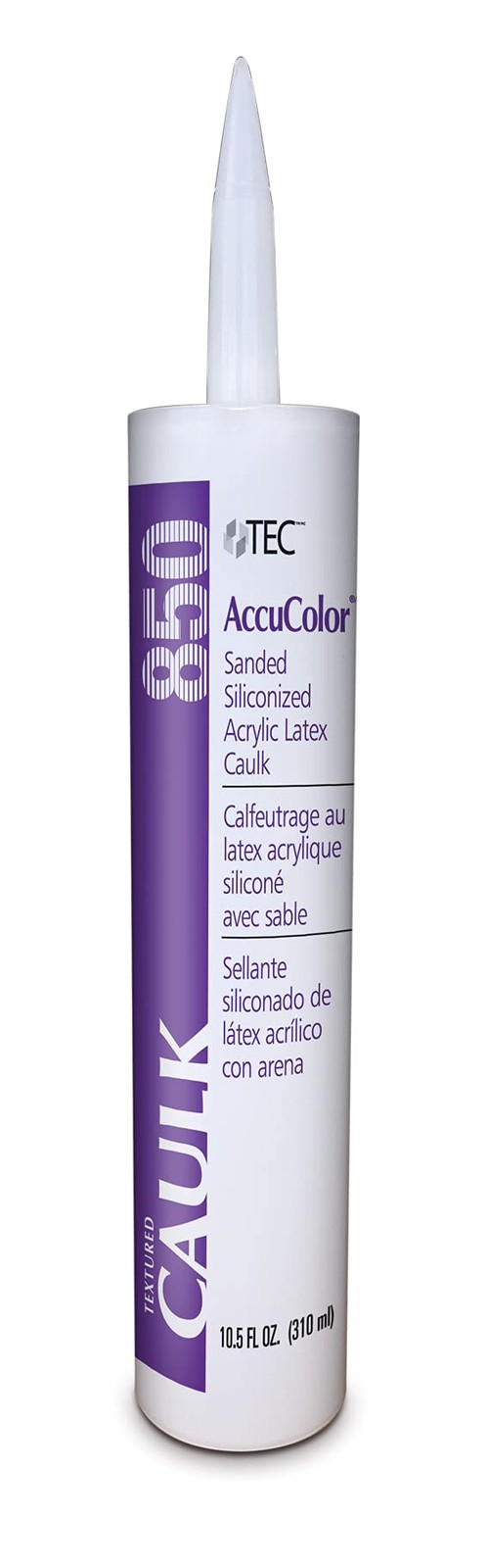 TEC AccuColor - Siliconized Sanded Acrylic Caulk - 10.5 FL OZ, 903 Birch 