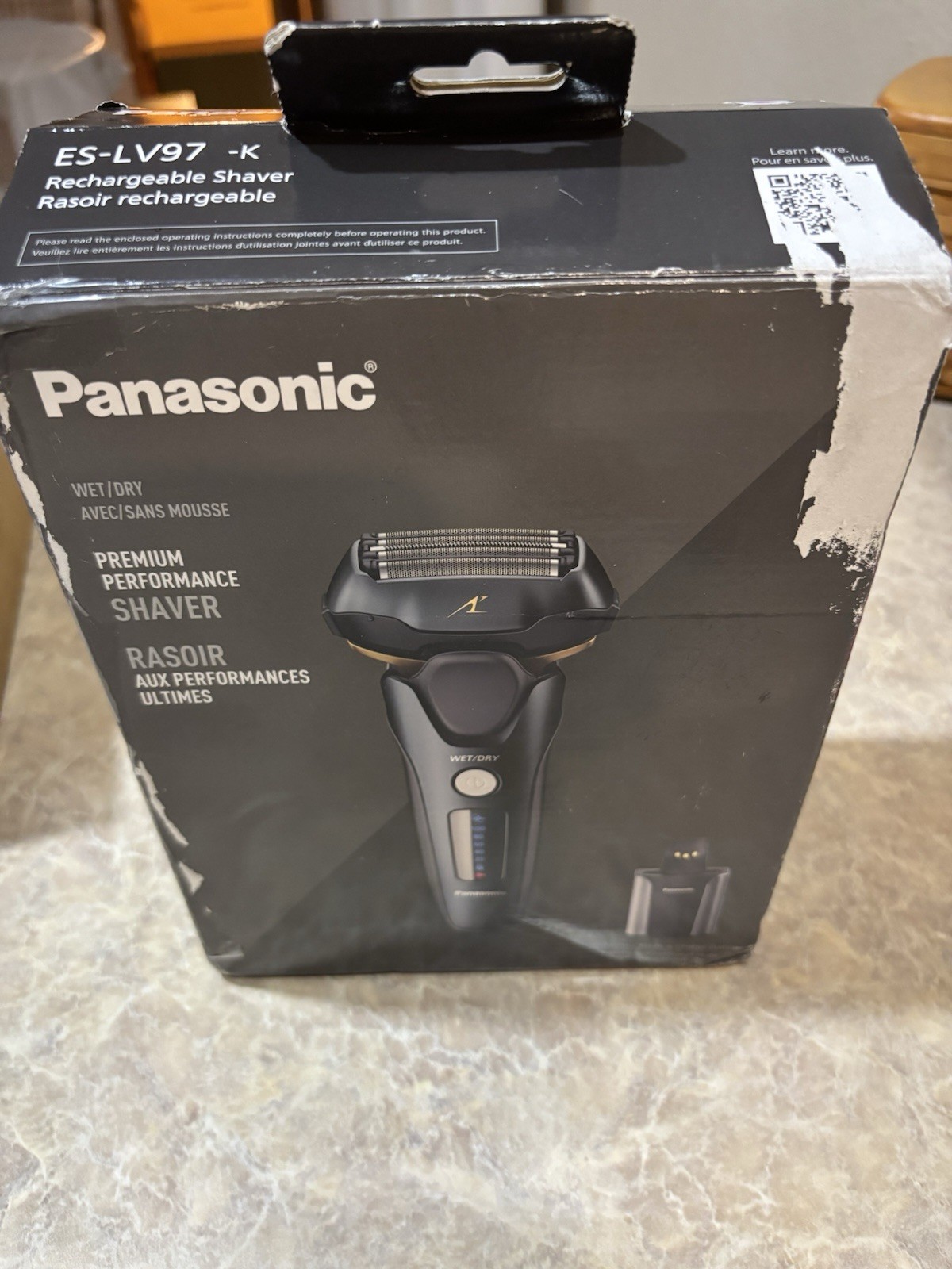 Panasonic ARC5 ES-LV97-K Cordless Electric Razor 5-Blade Wet/Dry Open Box