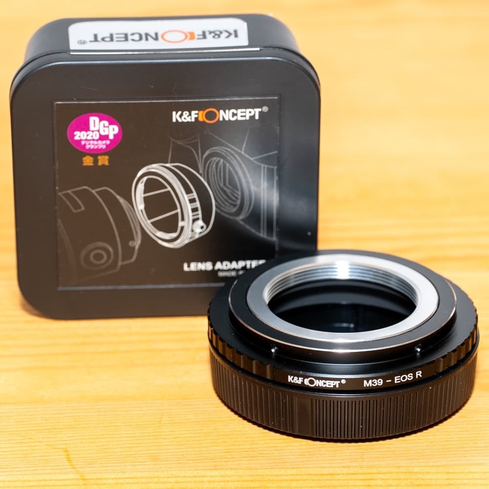 K&F CONCEPT M39 to EOS R Mount Adapter (Bonus Included)