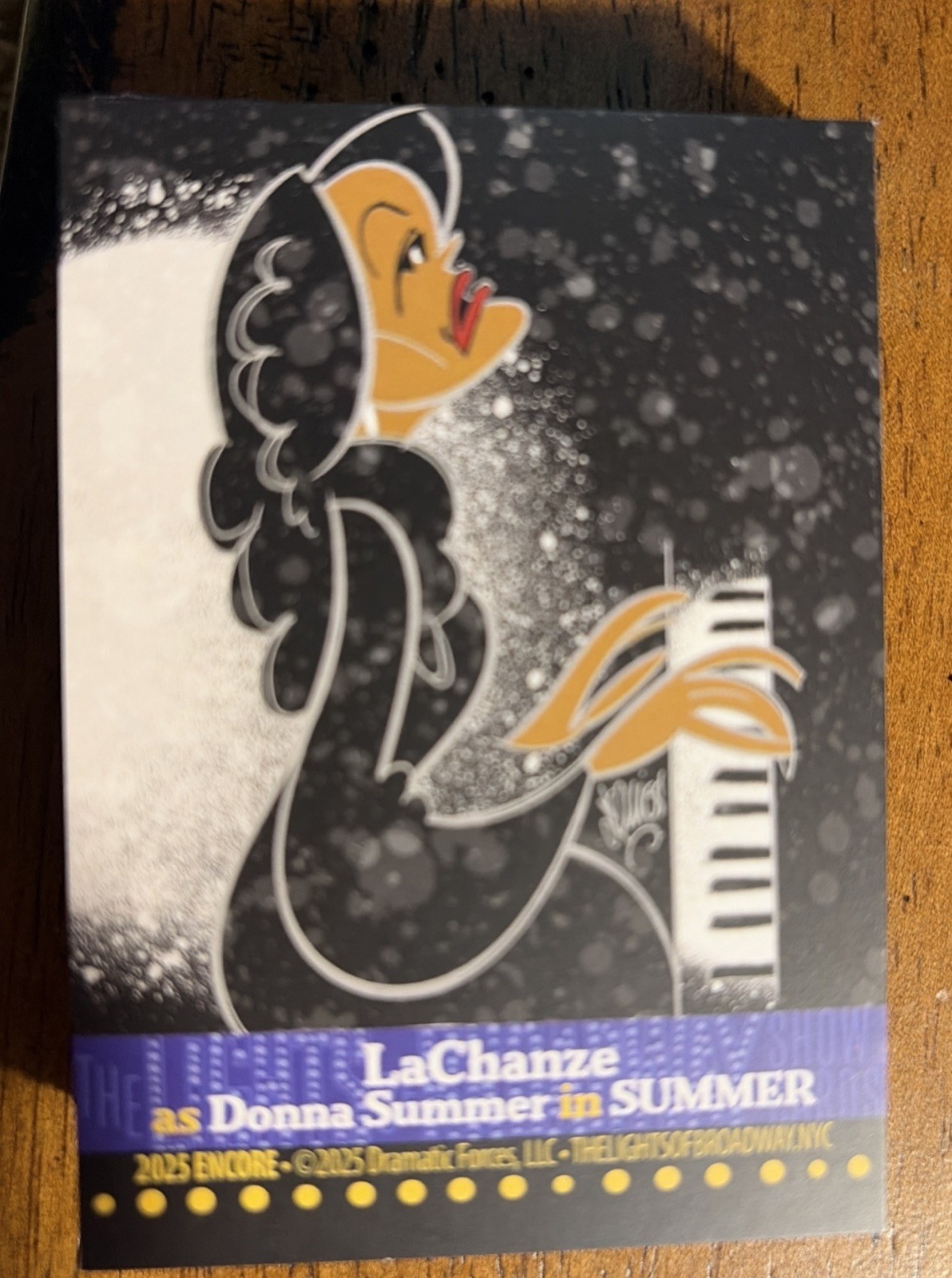 Lights of Broadway Card 2025 Encore Series LaChanze As Donna Summer