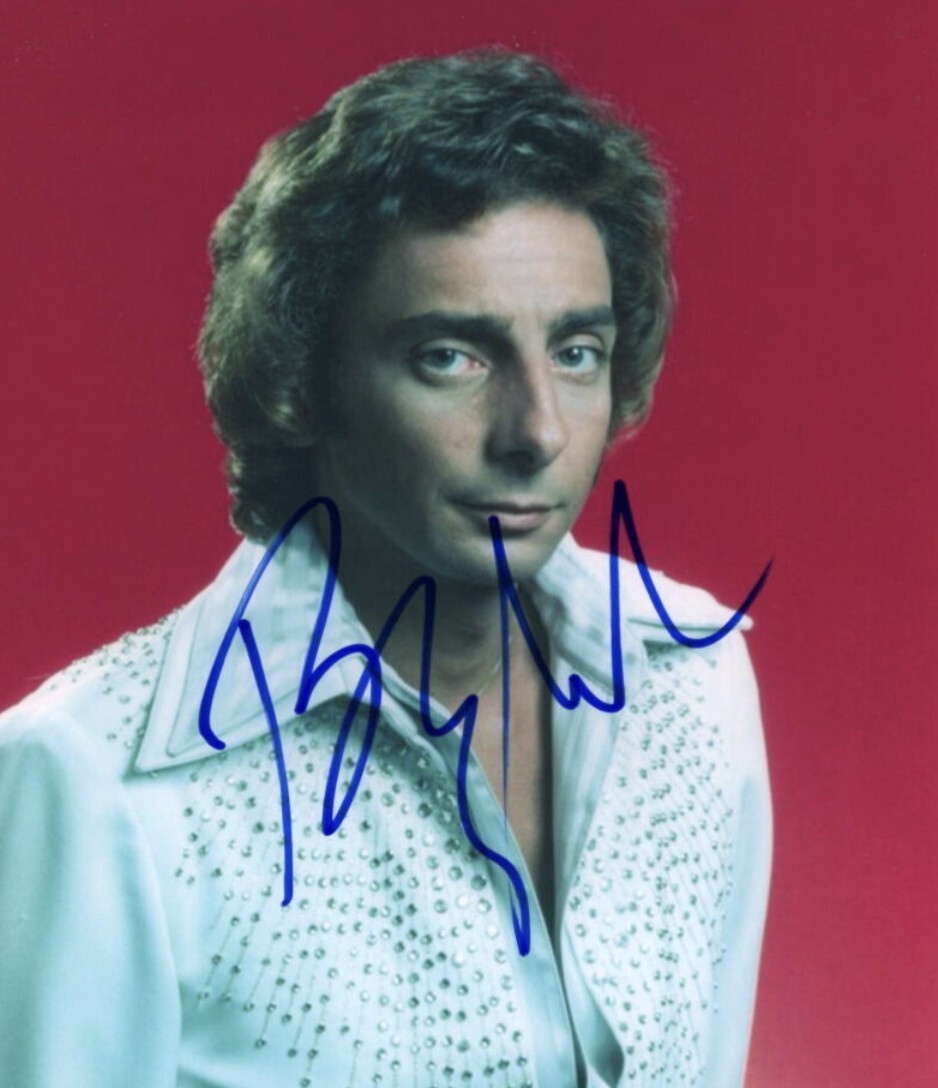 Barry Manilow Signed RP STUDIO SHOT 8X10 Photo 