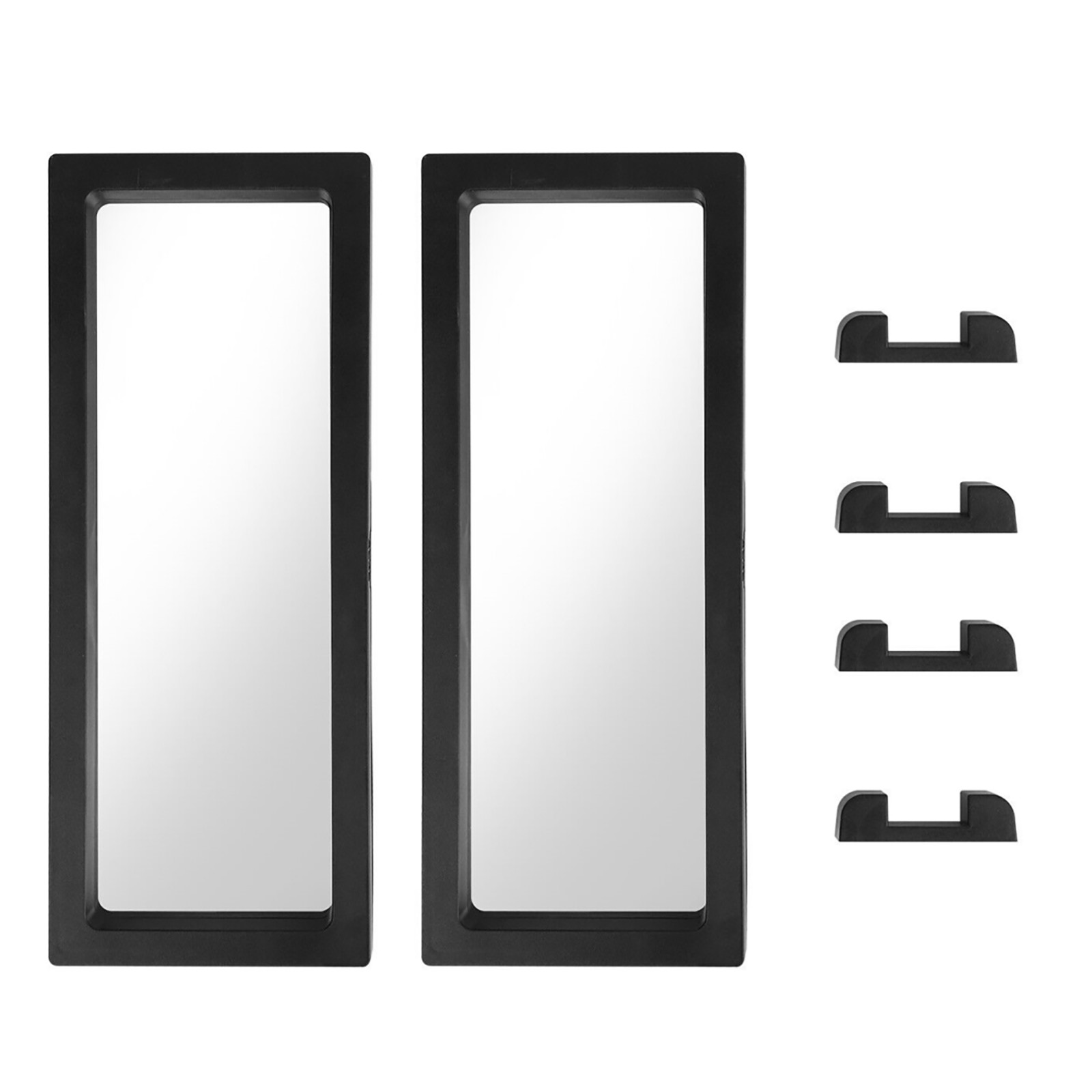 1Pair Floating Coin Display Frame Stand Holder Case Box For Jewelry Collection