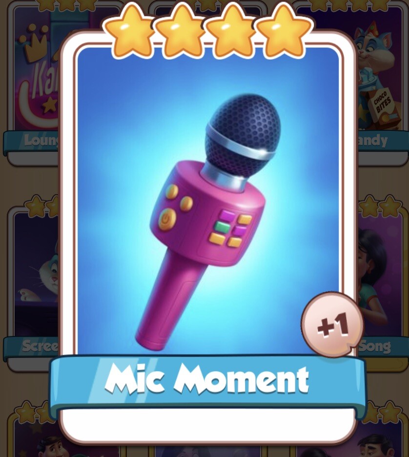 coin master Mic Moment Rare card