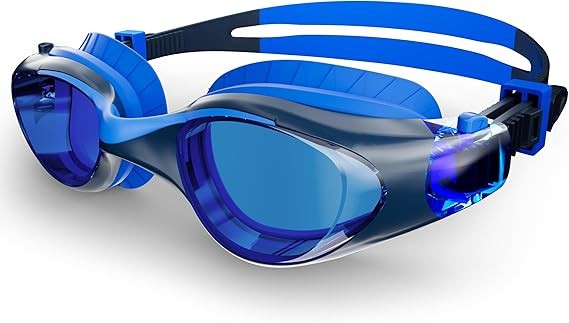 Swim Goggles for Kids 6-14, Anti-Fog UV Protection Clear Swimming Goggles