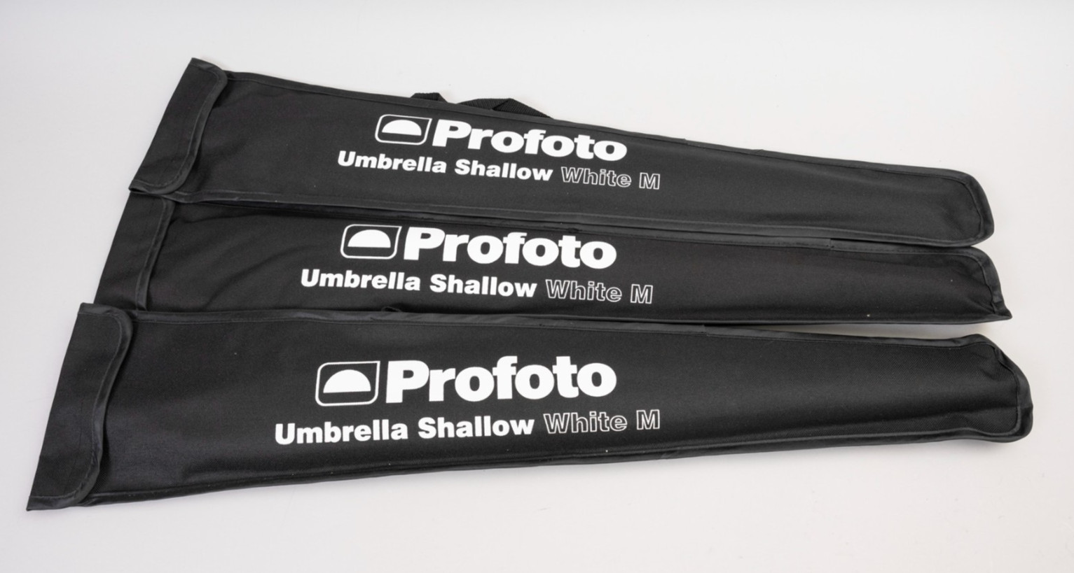 Three Profoto Umbrella Shallow White M 41" With Carrying Case, MINT