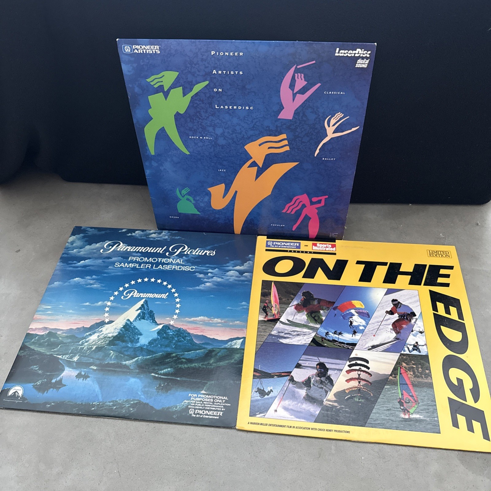 Pioneer Vintage Hifi Enthusiast Laserdisc Set - 3 Rare Promotional & Sampler LDs