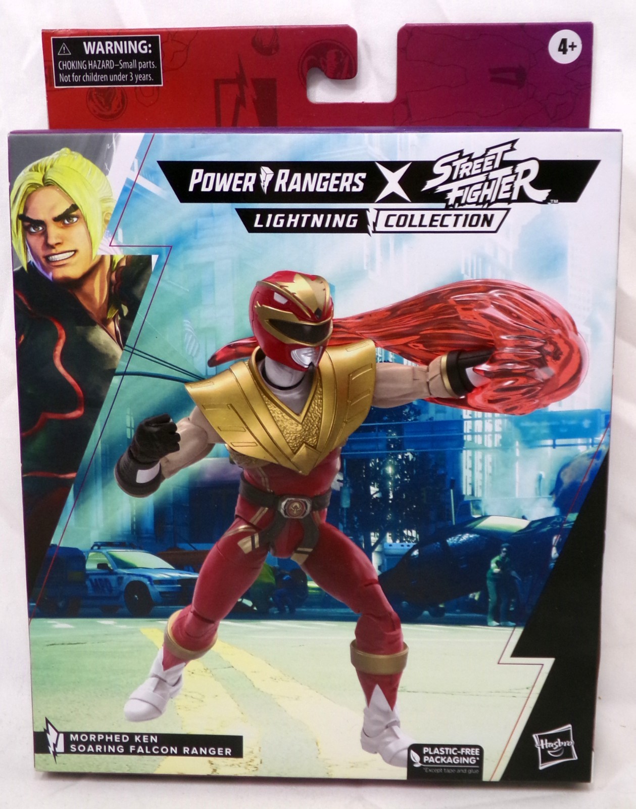 Power Rangers x Street Fighter Morphed Ken Lightning Collection Hasbro 6" Figure