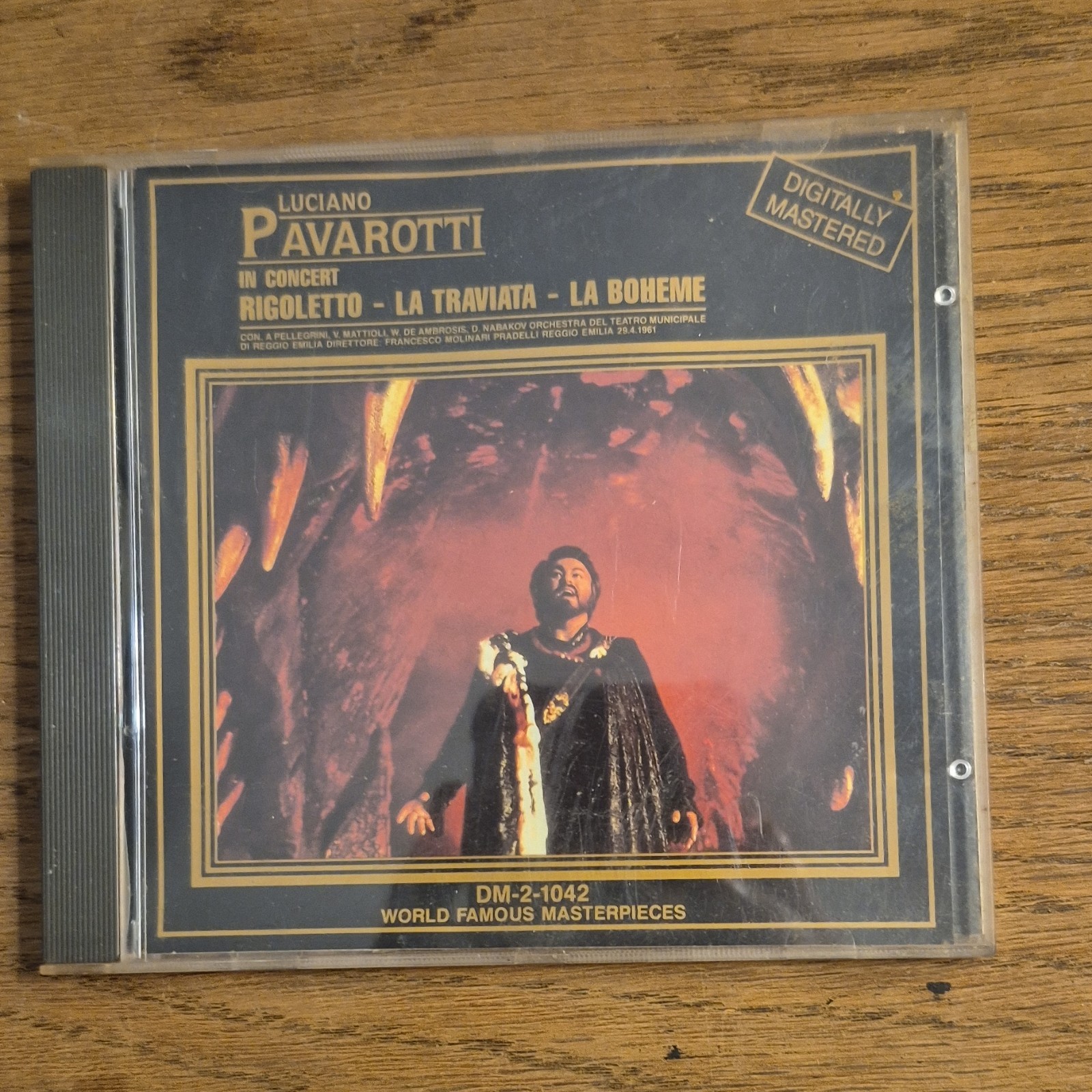 Luciano Pavarotti In Concert Rigoletto Traviata Boheme CD Opera World Famous