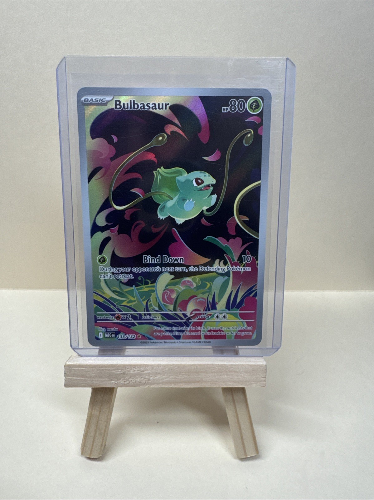 Bulbasaur 133/132 Mega Evolutions Illustration Rare Pokemon TCG English NM