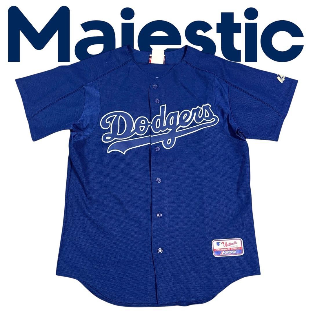 Los Angeles Dodgers Jersey Blue MLB Authentic Performance Embroidered Used
