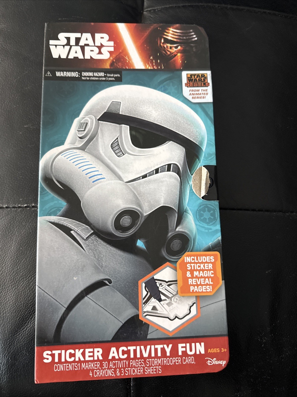 New Star Wars Storm Trooper Sticker Activity Fun Portfolio Play Set