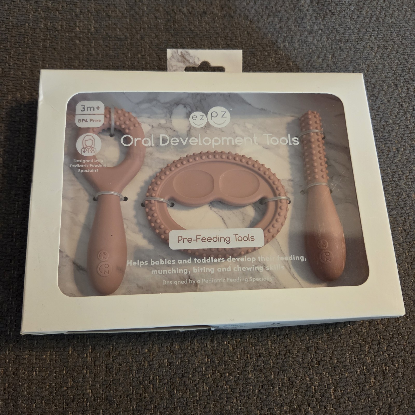 EZ PZ Oral Development Tools Pre-Feeding 3m+ BPA Free Baby Toddler Teething