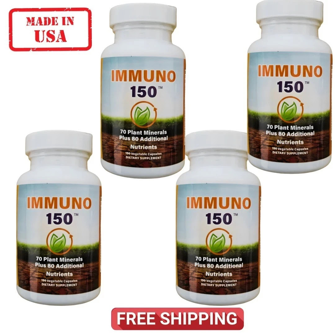 4 Pack Immuno 150 Ultimate Multivitamin Immune Booster 150 Capsules