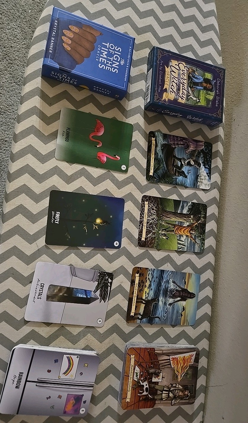 2 Packs Of ORACLE cards: Everyday Witch And Signs Of The Times