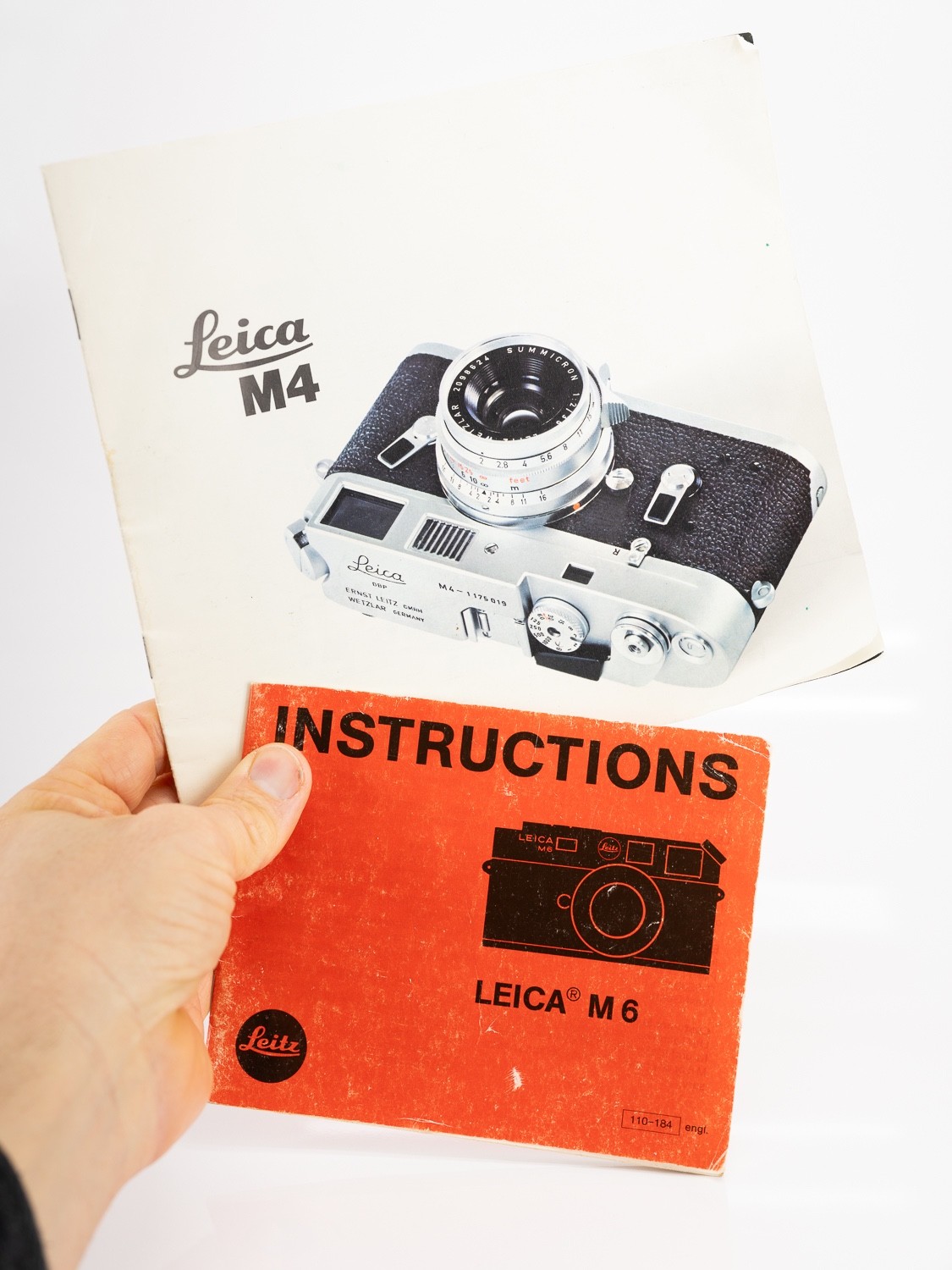 Leica M6 and M4 Instruction Manuals
