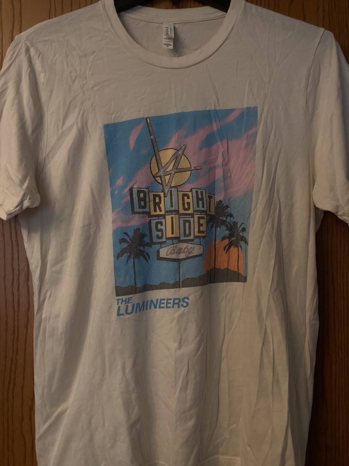 The Lumineers - “Bright Side Baby” - Brightside World Tour 2022 - White - XL