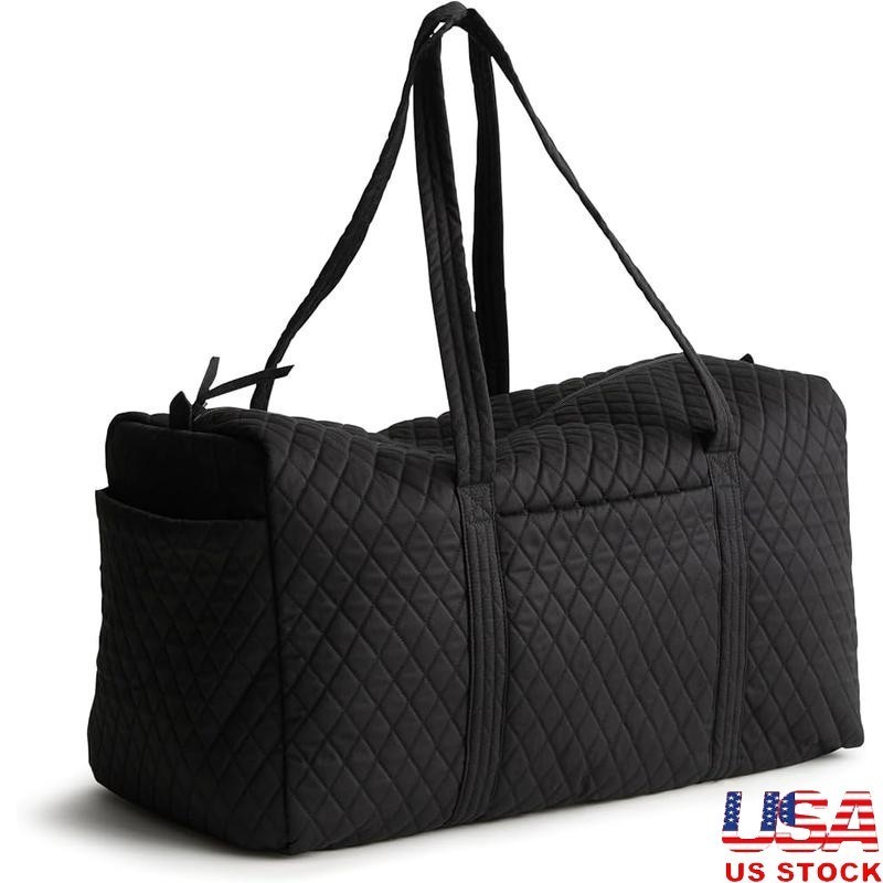 Premium Cotton Large Duffel Travel Bag Women Stylish Travel Luggage Gym Bag New