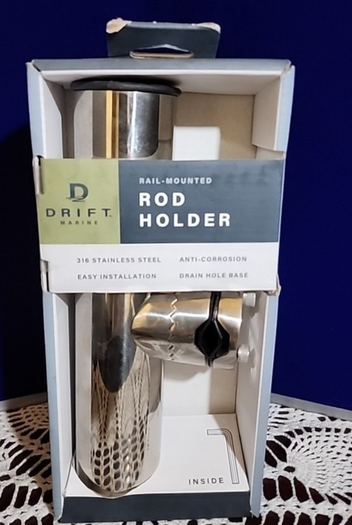 DRIFT MARINE RAIL-MOUNTED ROD HOLDER