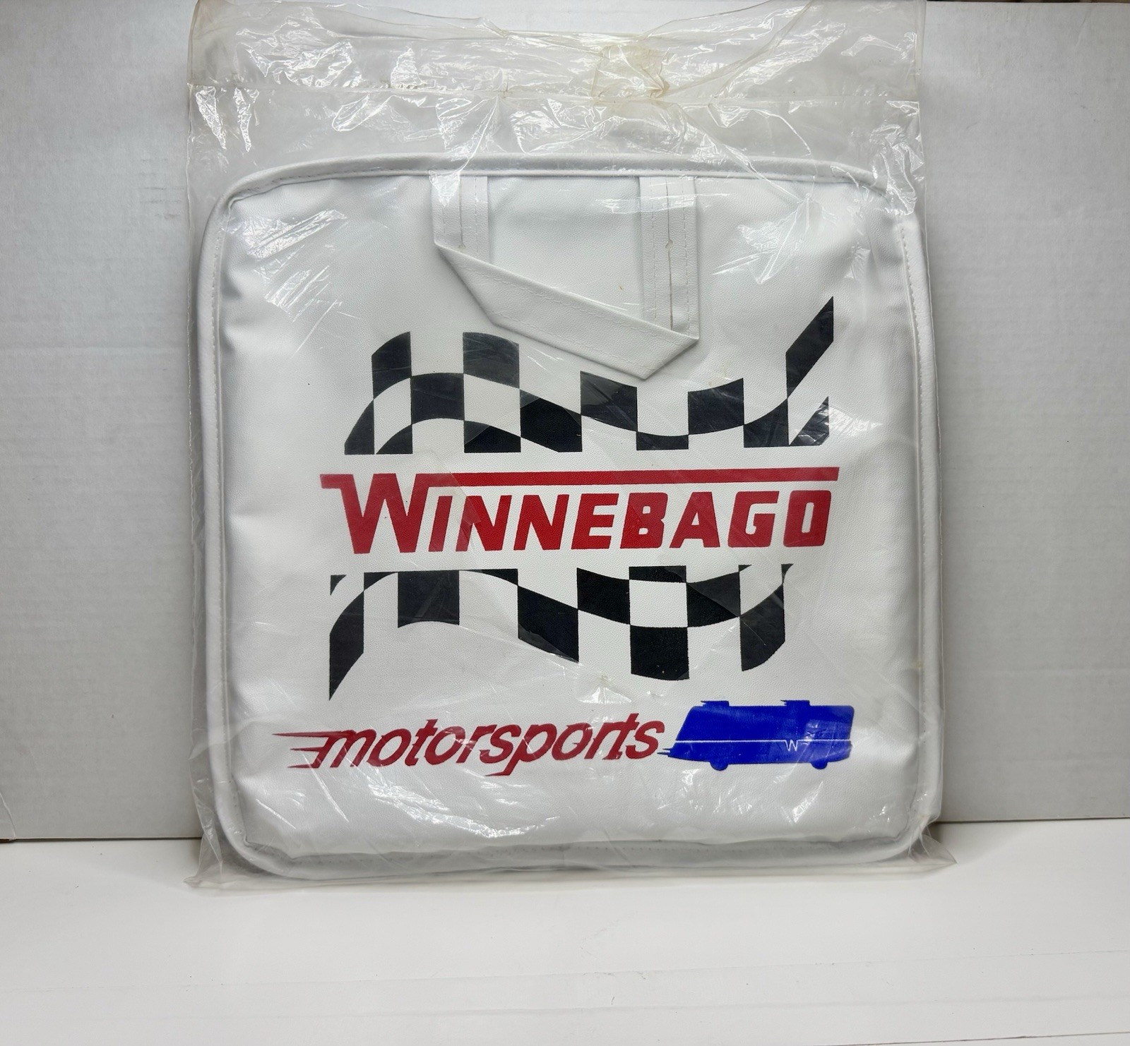 Winnebago Motorsports Vinyl Stadium Cushion Seat - 12.5” x 13.5” Vintage New
