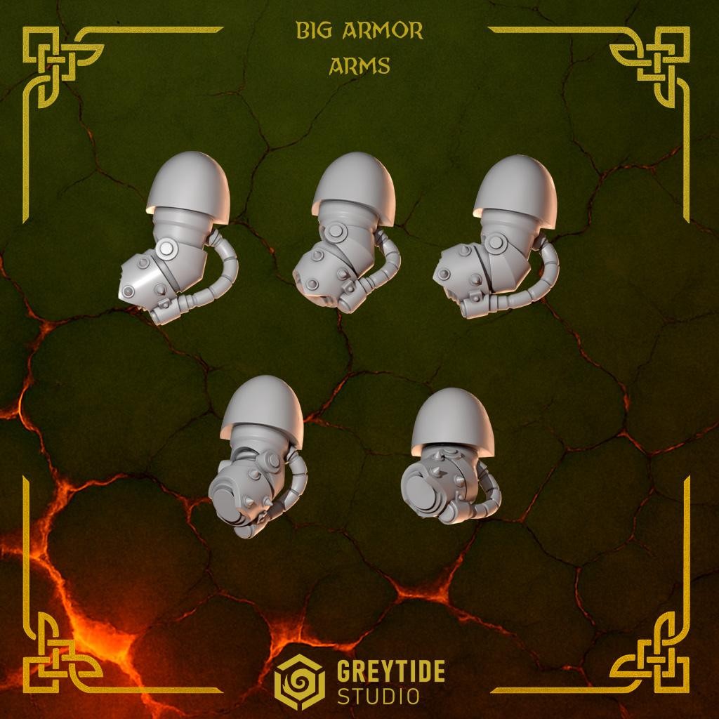 Terminator Sized Arms | Fire Drakes | GreyTide Studios