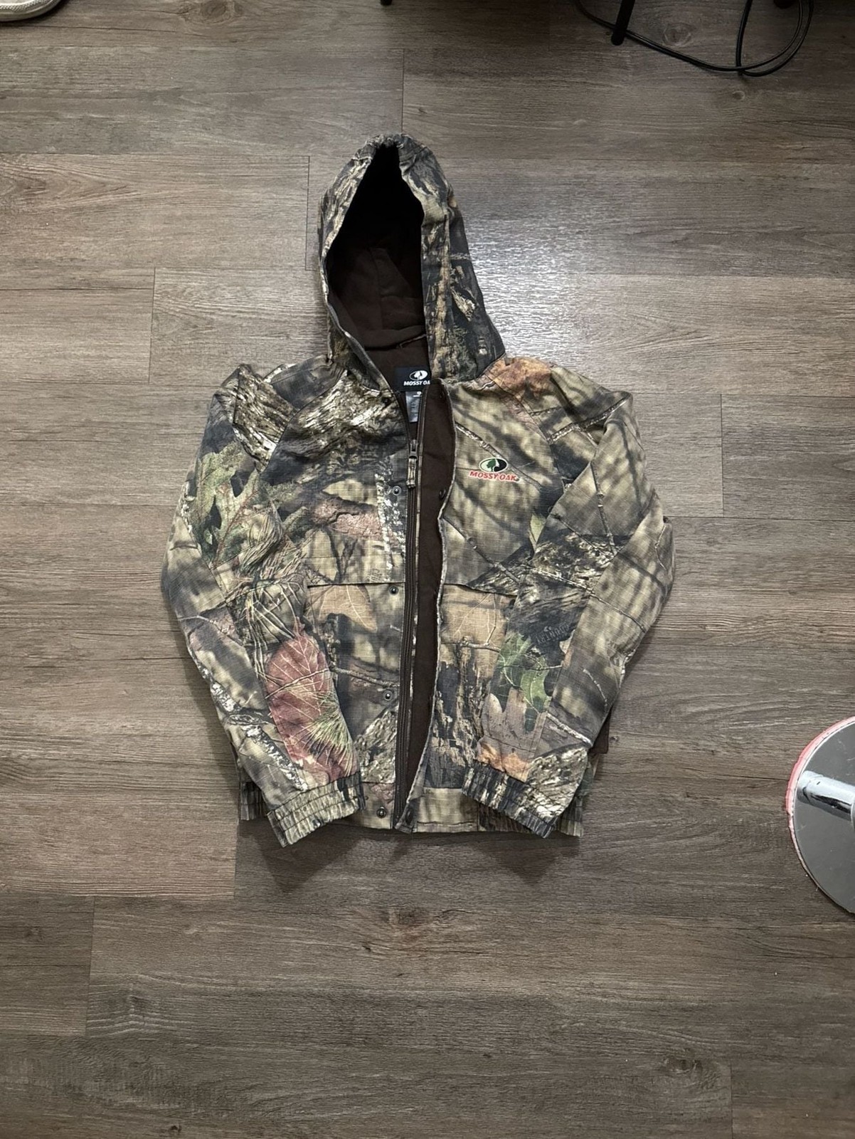 Mossy Oak Break-Up Country Camouflage Hooded Field Jacket
