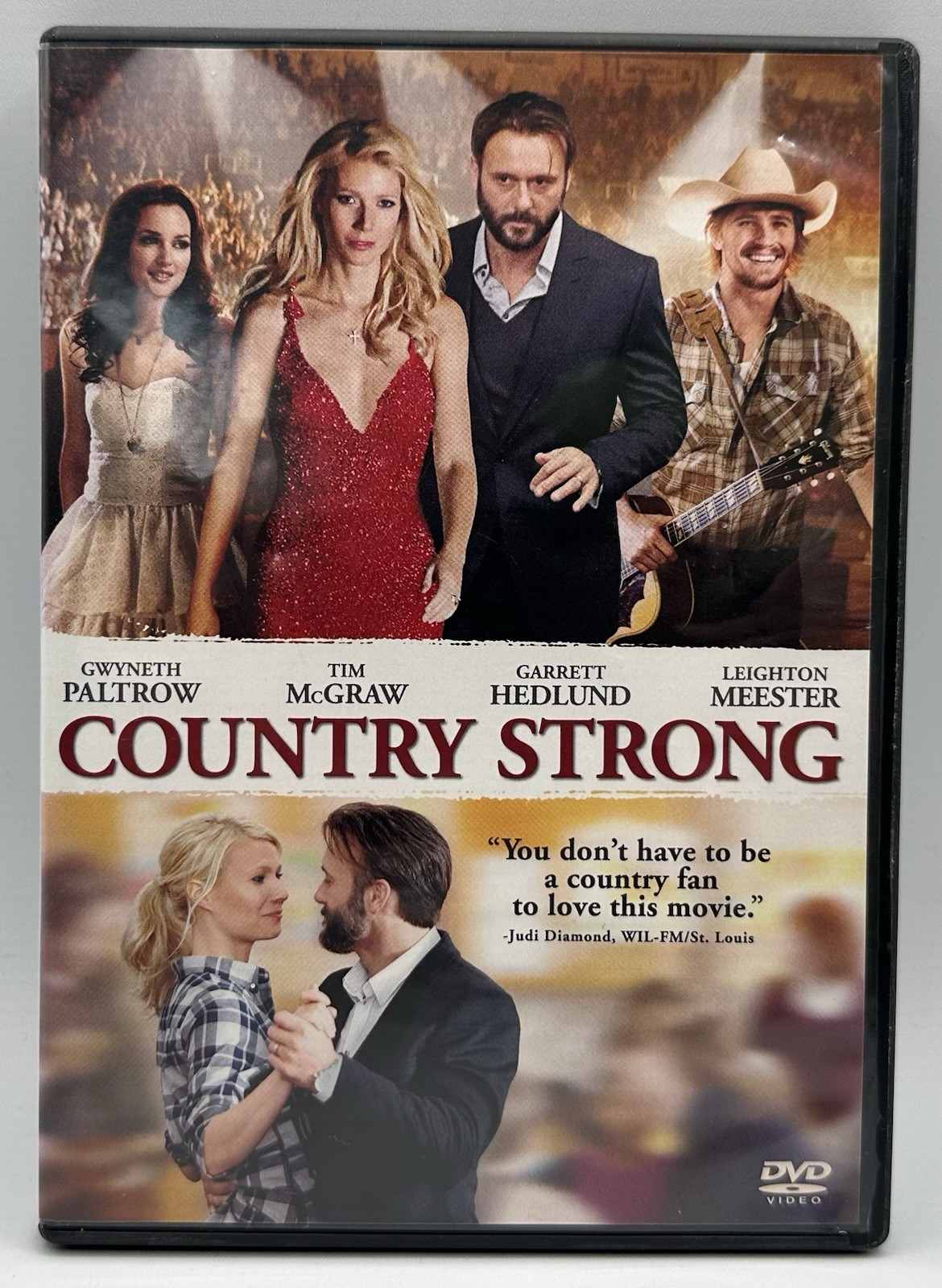 Country Strong DVD Widescreen Gwyneth Paltrow Tim McGraw Garrett Hedlund 2010