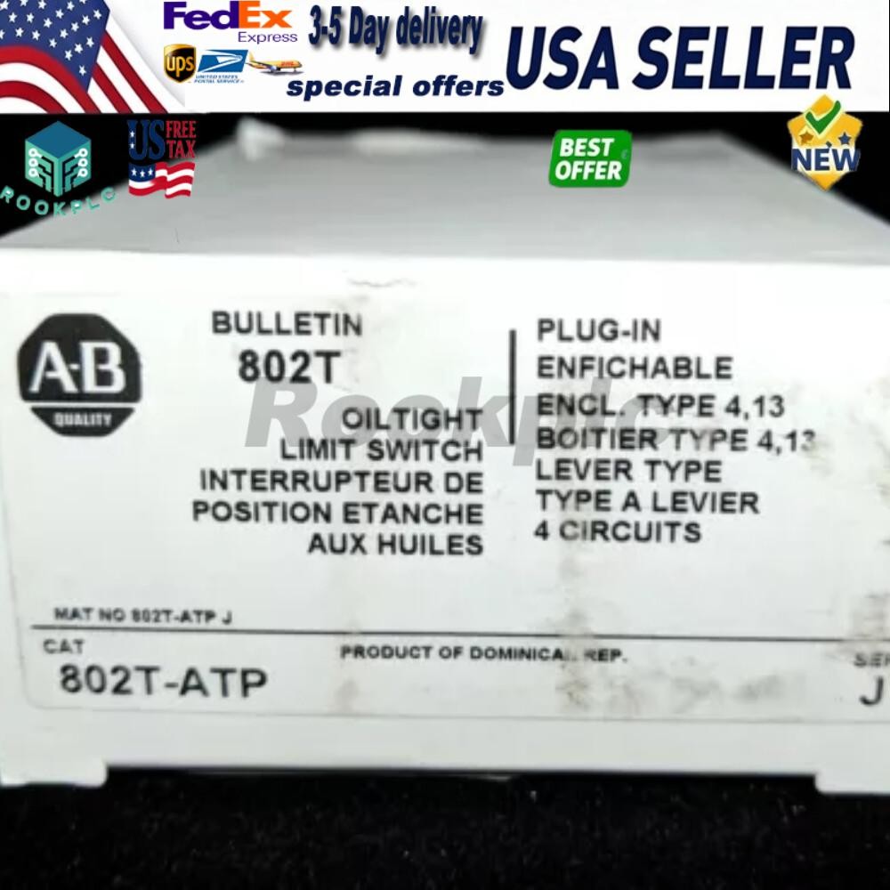 1PC Allen-Bradley 802T-ATP Oil Tight Limit Switch BRAND NEW US Free Tax